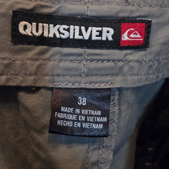 Quicksilver Shorts Mens 38 - Light Gray - Picture 5 of 5